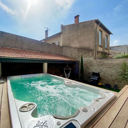 Les Bulles De Carca - Maison Avec Spa De Nage Carcassonne Bagian luar foto